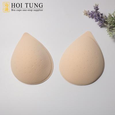 China Skin Feeling China Underwear Accessories Inset Yoga Clothes Sponge Bra Pad With Small Holes for sale