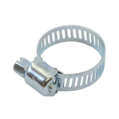 China Pipe Clamps/Hose Clamps zinc plated galvanized Steel American type mini Worm Gear Drive Hose clamp for sale