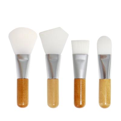 China Angular blush hot selling high quality silicone soft face mask brush diy head makeup foundation brush professional for sale