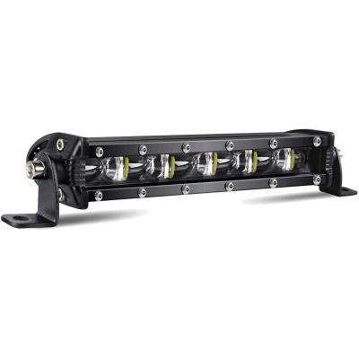 China 9-30v 4x4 offroad truck 9-30w led light bar 18W mini single row 6D led light bar for sale