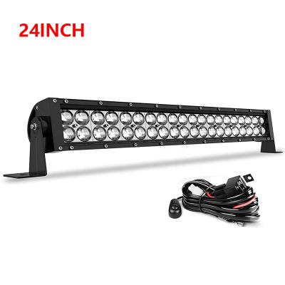 China 9-30v Adjustable Brackets 28Inch Led Light Bar Rocker Switch Harness 4D Led Light Bar For Jeep Ford for sale