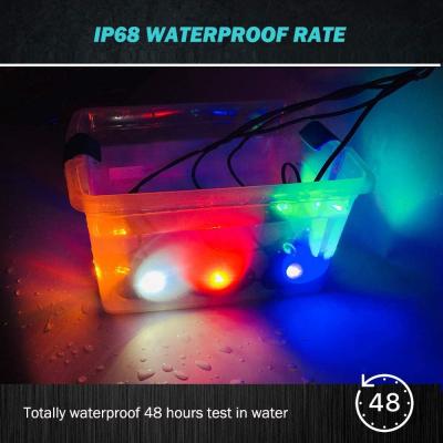 China 4x4 Offroad Pickup Truck 10-30v Offroad Truck Pickup 4x4 ATV UTV Neon Light Under Car Led Pod 24 Led Rock Light White for sale