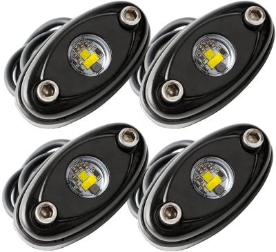 China 4x4 offroad pickup truck 12 volt rock light led underbody lights 4x4 led pod for jeep rock lights for sale