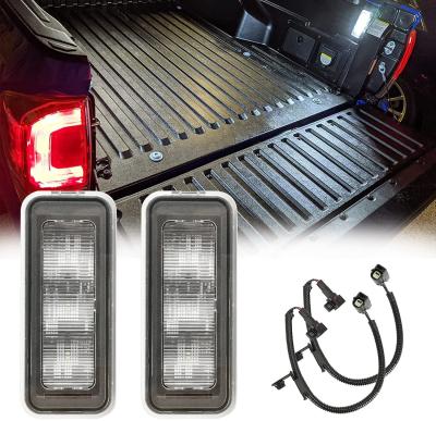 China High Brightness 24v White Truck Pickup Bed Lights Rear Cargo Light Kit 2pcs for sale