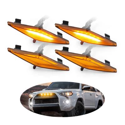 China With Amber Lens 4PCS Wiring With Play&Plug Wiring Led Grill Light Kits For Toyota 4runner for sale