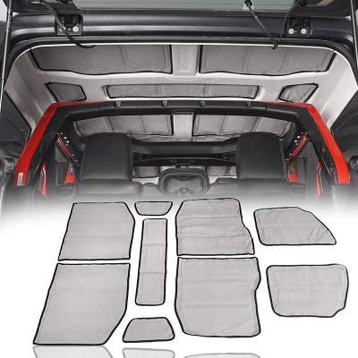 China Car Accessories Easy Installation Heat Insulation Top Sunshade For Jeep Wrangler JL JLU for sale