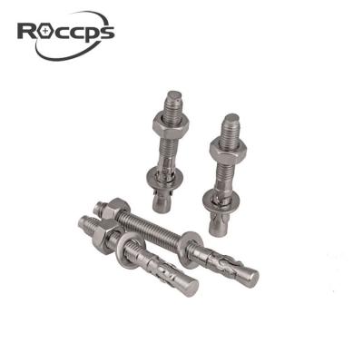 China Stainless Steel Drop Anchor Bolt Steel Wedge Anchor for sale