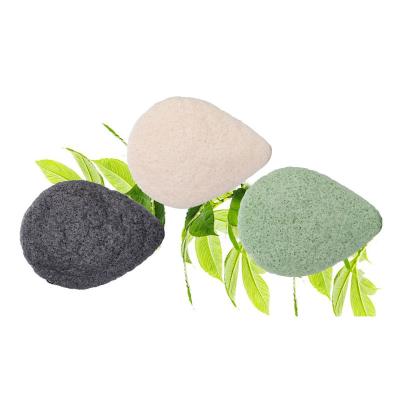 China All Natural Hot Selling Japan New Style Purple Lavender Bamboo Charcoal Fiber Facial Skin Cleansing 100% Organic Natural Konjac Sponge Breath for sale