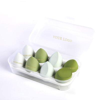 China Powder Cream Multi-shape Foundation Makeup Tools Washable Liquid Makeup Egg Set With Gift Box Use Makeup Sponge Dry And Wet Set for sale