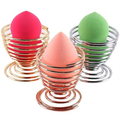 China Cheap Naked Makeup Sponge Non Peach Egg Removal Ficial Sponge Prices Soft Latex Puff Blender Container for sale