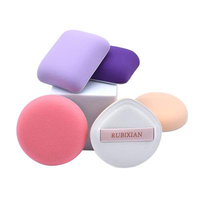 China Hot Selling Silicone Ficial Sponge Makeup Sponge Makeup Bb Cream Air Cushion Custom Flocking Puff for sale