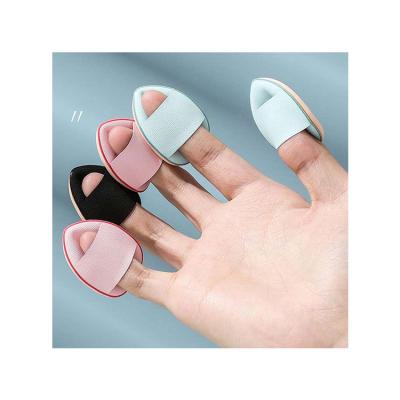 China Ficial Mini Size Finger Shape Sponge BB Cream Makeup Base Facial Concealer Pencil Cosmetic Powder Puff Wet and Dry Air Cushion Puff for sale