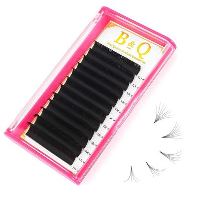 China Professional Clean Long Natural Mink Korean Silk OEM Wholesale Supplies Different Brand Eyelash Extension Luxury Black Premium Natural Lashes for sale