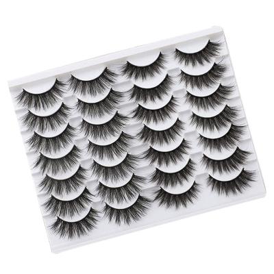 China Long 25mm Best False 3d Mink Magnetic Fan Eyelashes Wholesale Handmade Dramatic Light Weight 100% Soft Natural Custom Price Eyelash Distributors for sale