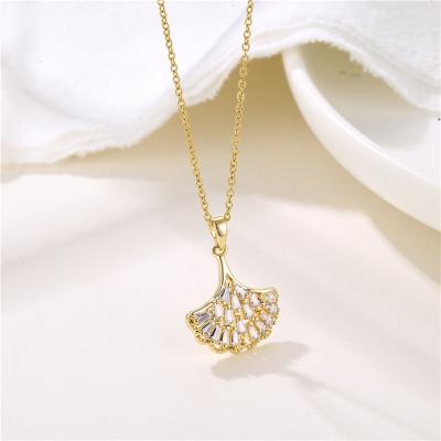 China New Sell Tree Necklace Women Jewelry Long Chain Pendant Diamond Leaf Tree Necklace Jewelry Hot TRENDY Accessories Gift for sale