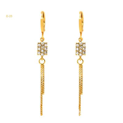 China FASHIONABLE Vintage Chinese Stud Earrings Long Tassel Earrings Wind Elegant Exquisite Prevent Allergy Women's Personality Trend Earrings for sale