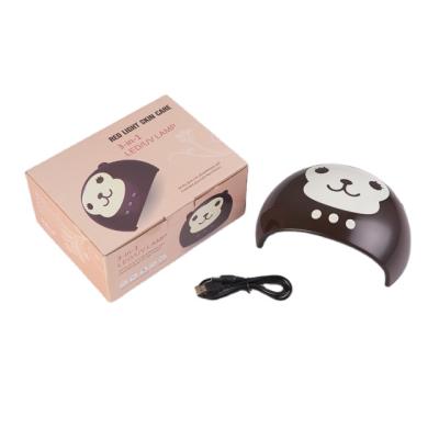 China ABS YATIAN Quick Drying Led Gel Nail Lamp 24w Nail Curing Lamp Cute Monkey UV Lamp Nail for sale