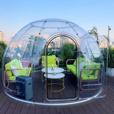 China Hot sale outdoor living resort starry dome tent PC Polycarbonate tent transparent Star Bubble house for sale