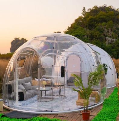 China Hot Sale Trade Show Bubble tent house PC Transparent Igloo Dome Tent Camping Glamping Party en venta