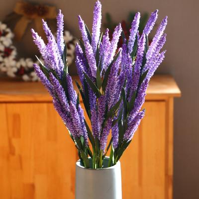 China Party Decoration PE Artificial Flower Bunches Lavender Flowers High Branch Foam Particles Lavender for sale