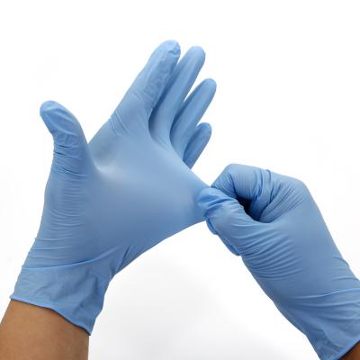 China Factory supplies negro Azul medicos guantes desechables de vinilo nitrilo para alimentos guantes en venta