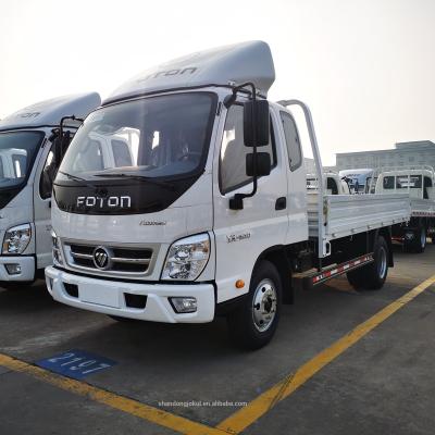 China BEST SELLING FOTON 3T CARGO TRUCK WITH 2.237L GASOLINE, ONE AND HALF CABIN, 3.8M LONGER CARGO BODY for sale