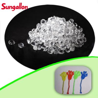 China Sungallon GP200 Series Clear Thermoplastic Elastomer Compound For Soft Toys ISO14001 for sale