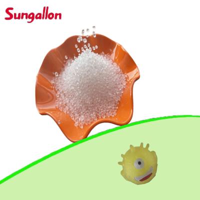 China Sungallon GP100 Thermoplastic Elastomer Material TPR Plastic Material Transparent For Toy Molding for sale