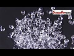sungallon gp100 thermoplastic elastomer material tpr plastic material transparent for toy molding