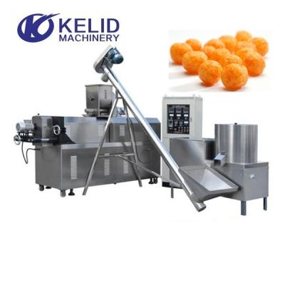 China Chocolate Chips Snacks Food Making Machine Automatic High Quality Puffed Corn Chips for sale