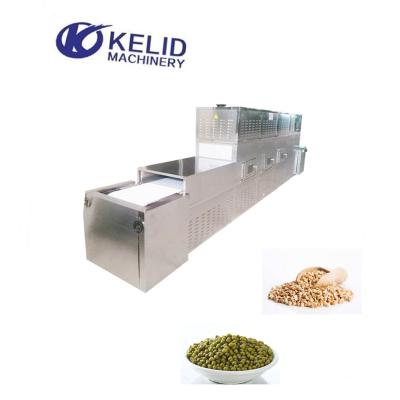 China Medicine Processing Microwave Drying Sterilization Processing Machine For Red Grain Millet Mung Beans Buckwheat Beans for sale