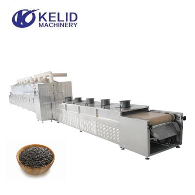 China Medicine Processing Tunnel 200kg/h Microwave Sesame Quinoa Seeds Drying Machine for sale