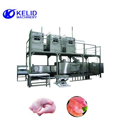 China Meat Processing Plants Frozen Chicken Meat Microwave Thawing Processing Machine for sale