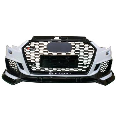 China Universal High Quality Car Front Bumper Lip Grill For Audi A3 from pp to RS3 2017-2019 for sale