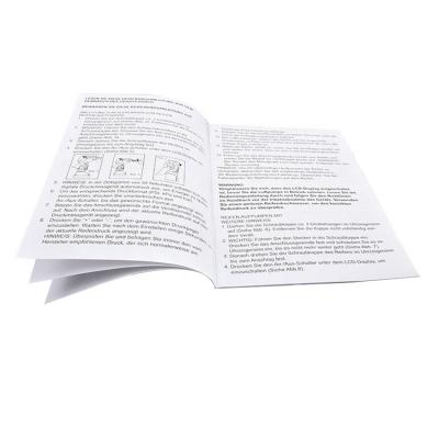 China paper & Cardboard Manufacturer Printing User Guides Manuals Electronic Products Bike Chopper Prop Microphone Application Book for sale