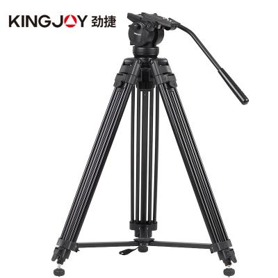 China Aluminum Video Camera China Camera Tripod Travel Photo Tripod With Liquid Head Dslr Camera Tripod Kit for sale