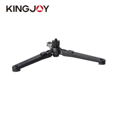 China Kingjoy Foldable 3-Leg Universal Supporting Foldable Support Stand Base For Monopod Ball Monopod Head Base With Visual Head For Shooting for sale