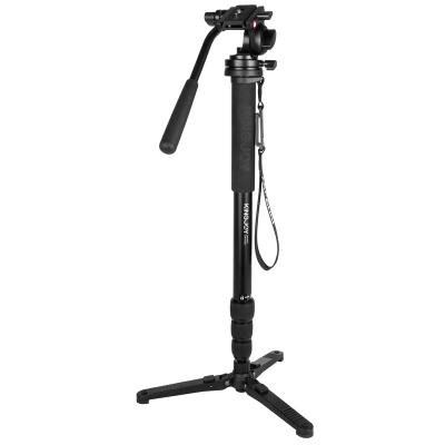 China KINGJOY Professional Video Camera Photo Video Monopod Aluminum With Damping Drag Liquid Head For DSLR Camera for sale