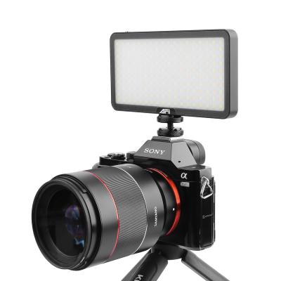 China AFI Photography On Camera Fill Small Light Pocket Video LED Lights Dual Color 3000K-6500K Brightness For Photography LR-21 for sale