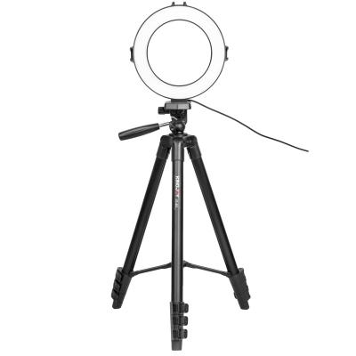 China 6 inch color tempurate AFI adjustable dimmable photography lighting tiktok makeup studio led selfie ring light with tripod stand for sale