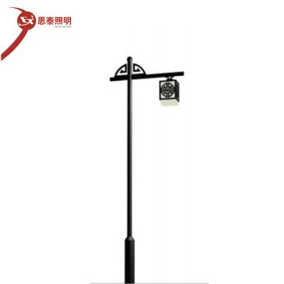 China Factory Customized ROAD LED Solar Garden Lights Chinese Antique Garden Square Single Head Garden Lights for sale