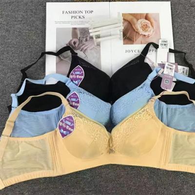 China Wholesale QUICK DRY print underwire flower large cup size C cup women double push up bra and panty sets breathable women lace push up bra for sale