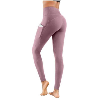 China New Listing High Waist Butt Lifter Women Fitness Yoga Pants Breathable With Pocket for sale