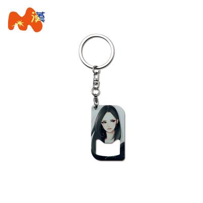 China Wholesale Metal Manufacturer Logo Stainless Steel Sublimation Bottle Opener Customized Double Sided Printing Blanks for sale