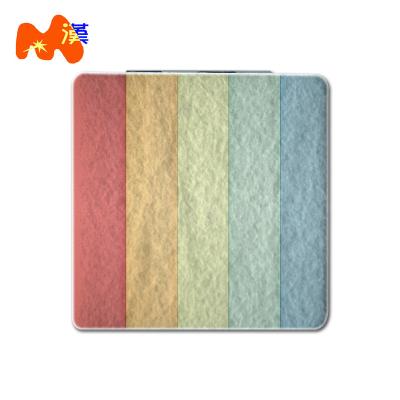 China Double Sided Sublimation Blanks Mirror Covering Mirror Customized Wholesale Sublimation Metal Mirror Suede Material Makeup Puzzle B41 for sale