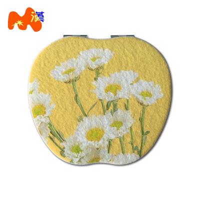 China Personalized Sublimation BlankMake Mirror of Handheld Cosmetic Mirror Transfer B42 Heat Process Personalized Gift for sale