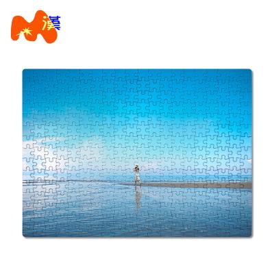 China DIY TOY Craft Gift DIY Blank Paper Sublimation Jigsaw Puzzle NP29 Gift Matte Jigsaw Puzzle A3 Custom Size for sale