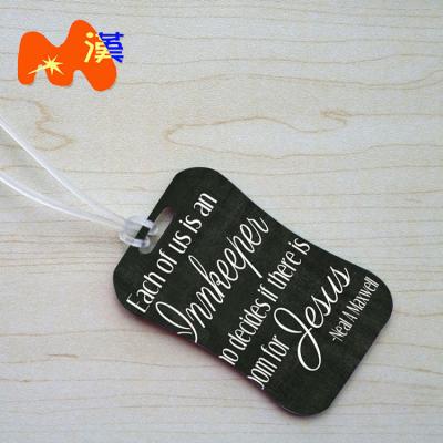 China Lifetime Sublimation Blanks MDF Luggage Tag M306 Travel and MDF Sublimation MDF Luggage Tag for sale