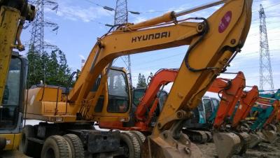 China Used HYUNDAI R130W-5 WHEEL EXCAVATOR SALE for sale