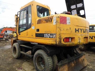 China Used HYUNDAI 150W-7 Wheel Excavator For Sale for sale